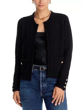 Aqua Bobble Cardigan Black Size M